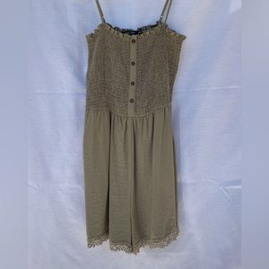 Did & Rae Olive Romper - New w/o Tags